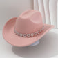 🤠 PROMO LIMITÉE 50% DE RÉDUCTION ! 💥 Chapeau Cowboy Strass Cœur Femme – Scintillant, Accents Cœur, Festival Prêt ✨