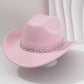 🤠 PROMO LIMITÉE 50% DE RÉDUCTION ! 💥 Chapeau Cowboy Strass Cœur Femme – Scintillant, Accents Cœur, Festival Prêt ✨