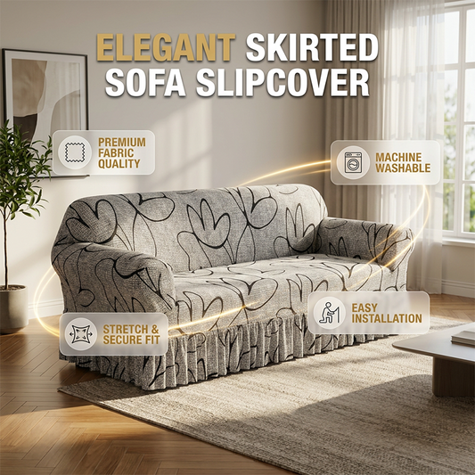 🛋️🧵 Housses de canapé universelles extensibles – Tissu élastique, fixation antidérapante, transformez votre vieux canapé en quelques secondes, la solution maline des locataires et des familles actives 🌿🏠