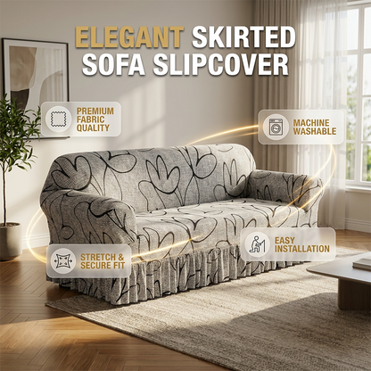 🛋️ PROMO FLASH : 50% DE RÉDUCTION ! Housse de Canapé Universelle Extensible – Tissu Élastique Haute Performance, Fixation Antidérapante & Ourlet à Volants Élégant for un Relooking Instantané de Votre Salon ✨🧵