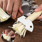📢Soldes Mi-Saison : −50% pour une durée limitée⏰🧅 Couteau de cuisine 3-en-1 – Éminceur d'oignons & de ciboules avec manche en bois, idéal pour des lanières fines & des dés 🔪