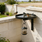 Bain d'Oiseau Mural en Métal – Finition Bronze Antique 🐦🛁🧱🏡