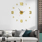 Ensemble d'horloge murale lumineuse 3D en acrylique à monter soi-même