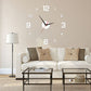 Ensemble d'horloge murale lumineuse 3D en acrylique à monter soi-même