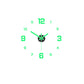 Ensemble d'horloge murale lumineuse 3D en acrylique à monter soi-même