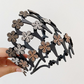 Ensemble de bandeaux ondulés en cristal - Accessoire de cheveux féminin, léger et antidérapant, orné de cristaux scintillants, idéal pour les mariages et le quotidien.