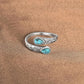 💍Bague Vintage Ajustable Ouverte Zircon Goutte – Filigrane Floral Antique Élégance Rétro Quotidien Événements, Double Zircon Éclat Irisé Mystique Captivant, Cuivre Léger Sans Irritation · 5 Motifs✨