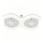 💡🔥 -50% ! Ventilateur Plafond LED Double Tête E27 – Double Rangée Grande Capacité Ventilation Refroidissement Instantané, LED Haute Transmittance Sans Scintillement Économie Énergie, Ultra-Silencieux Installation Secondes · Blanc ✨