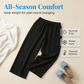 Pantalon Loungewear Femme à Taille Élastique en Coton