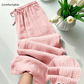 Pantalon Loungewear Femme à Taille Élastique en Coton