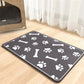 🐾💧 Tapis de gamelle pour animaux facile à nettoyer – Bordure anti-débordement, surface imperméable, un coup d’éponge et c’est propre, fini les éclaboussures d’eau et les croquettes éparpillées sur le carrelage 🧼🐶