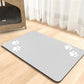 🐾💧 Tapis de gamelle pour animaux facile à nettoyer – Bordure anti-débordement, surface imperméable, un coup d’éponge et c’est propre, fini les éclaboussures d’eau et les croquettes éparpillées sur le carrelage 🧼🐶