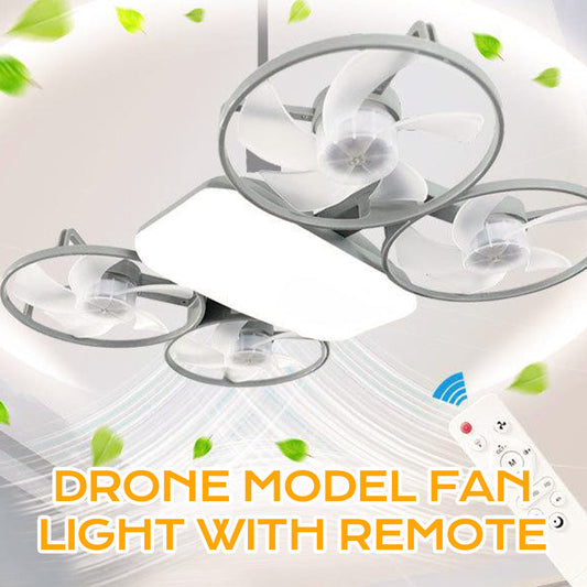 Ventilateur Drone E27 à 3 Vitesses avec Télécommande