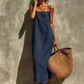 👗 50% DE RÉDUCTION 🎁 Robe nuisette casual unie pour femme – Fluide, légère & polyvalente – Parfaite pour la maison, les vacances ou un look décontracté – coupe confortable et intemporelle ✨🌸🛏️