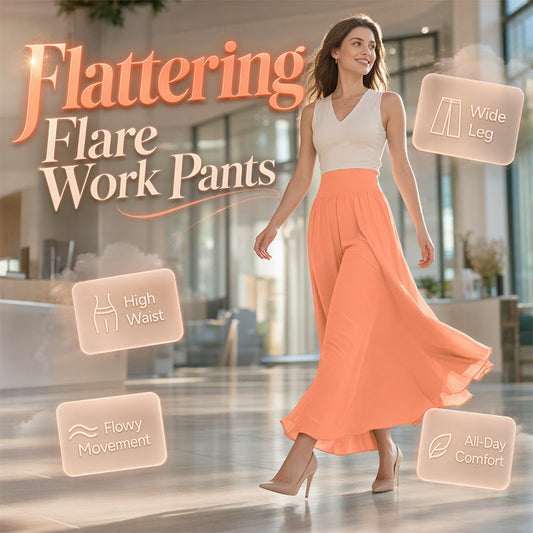 👖 50% DE RÉDUCTION 🌸 Pantalon large fluide et léger – Coupe confortable & respirante – Parfait pour l’été, le quotidien ou les voyages – élégant et facile à porter ✨🌿☀️
