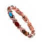 ⏳ PROMO FLASH : 50% DE RÉDUCTION ! Bracelet Magnétique Finition Cuivre Antique – Pierres Synthétiques Turquoise & Corail for Élégance Vintage au Poignet ❤️✨