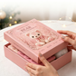 🎀 - 50% | Kit de patchwork en feutre DIY pour une forêt enchantée rose – Pièces pré-découpées et guide étape par étape, activité manuelle sereine sans écran !