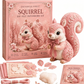 🎀 - 50% | Kit de patchwork en feutre DIY pour une forêt enchantée rose – Pièces pré-découpées et guide étape par étape, activité manuelle sereine sans écran !