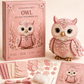 🎀 - 50% | Kit de patchwork en feutre DIY pour une forêt enchantée rose – Pièces pré-découpées et guide étape par étape, activité manuelle sereine sans écran !