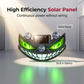 ☀️ Feu d'Avertissement LED Solaire Œil du Diable – Capteur de Vibration, Charge USB & Solaire, Universel
