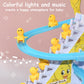 🦆✨ Petit canard qui monte les escaliers – Jouet électrique amusant, couleurs vives, parfait pour éveiller bébé et le faire rire aux éclats 🎶🧸