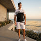 🛍️ -50 % – Ensemble 2 pièces décontracté pour homme – T-shirt à manches courtes & short à cordon de serrage, respirant & confortable au quotidien 👕
