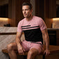 🛍️ -50 % – Ensemble 2 pièces décontracté pour homme – T-shirt à manches courtes & short à cordon de serrage, respirant & confortable au quotidien 👕