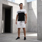 🛍️ -50 % – Ensemble 2 pièces décontracté pour homme – T-shirt à manches courtes & short à cordon de serrage, respirant & confortable au quotidien 👕