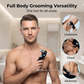 Rasoir dorsal électrique pour hommes avec poignée pliable à 180°