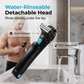 Rasoir dorsal électrique pour hommes avec poignée pliable à 180°