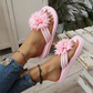 Tongs Florales Femme – Sandales d'Été Légères