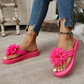 Tongs Florales Femme – Sandales d'Été Légères