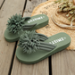 Tongs Florales Femme – Sandales d'Été Légères