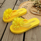 Tongs Florales Femme – Sandales d'Été Légères