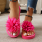 Tongs Florales Femme – Sandales d'Été Légères