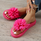 Tongs Florales Femme – Sandales d'Été Légères