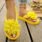 Tongs Florales Femme – Sandales d'Été Légères