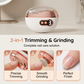🏠 50 % de réduction – Coupe-ongles électrique & polisseur 2-en-1 – Coupe & limage automatiques, silencieux, sûr & rechargeable – Pour toute la famille ✨