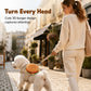 Ensemble Harnais et Laisse Hamburger Mignon pour Animal avec Mini Sac à Dos