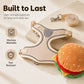 Ensemble Harnais et Laisse Hamburger Mignon pour Animal avec Mini Sac à Dos