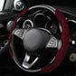 ✨ 50% DE RÉDUCTION ! 🚗 Housse de Volant Strass Bling – Cuir PU & Cristaux – 6 Couleurs for Intérieur Voiture