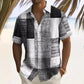 👔🎨 -50% ! 🌿 Chemise Homme à Motifs Contrastés – Coupe Ample, Respirante & Lavable en Machine – 6 Coloris