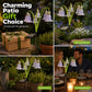 💐💡 Lampes solaires fleurs décoratives – S’illuminent automatiquement la nuit, lumière chaude et douce, transforment votre jardin ou balcon en conte de fées lumineux 🌙🌷