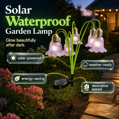💐💡 Lampes solaires fleurs décoratives – S’illuminent automatiquement la nuit, lumière chaude et douce, transforment votre jardin ou balcon en conte de fées lumineux 🌙🌷