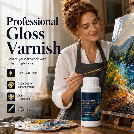 🖌️🛡️ Vernis de finition tableau – Autorise les retouches, ne laisse aucune trace de pinceau, confère un éclat profond et protège des UV pour une oeuvre qui le temps ⏳🌞
