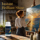 🖌️🛡️ Vernis de finition tableau – Autorise les retouches, ne laisse aucune trace de pinceau, confère un éclat profond et protège des UV pour une oeuvre qui traverse le temps ⏳🌞