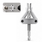 🔧 -50% ! 🛠️ Outil Extracteur de Tuyaux Défectueux – Acier – Compatible 1/2″, 3/4″ & 1″ – Double Entraînement Perceuse/Manuel pour Plomberie 🚰