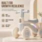 🚲🎵 Draisienne pour bébés et tout-petits – 4 roues stabilisatrices, LED & musique, 14 à 54 mois, le vélo d’éveil qui accompagne les premiers pas et les premières balades en toute sécurité 🌈👶