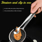 🍴🥄 Pince alimentaire 2-en-1 en inox – Passoire fine, poignée ergonomique, facile à nettoyer, attrapez et égouttez pâtes, légumes et fritures sans changer d’ustensile, l’outil malin des cuisines compactes 🍝💧