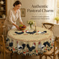 Nappe Rustique Vintage à Motif Coq
